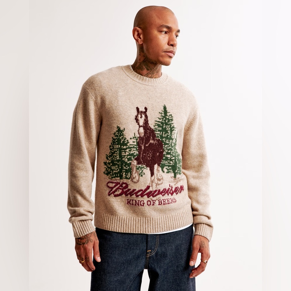 Abercrombie Budweiser Sweater